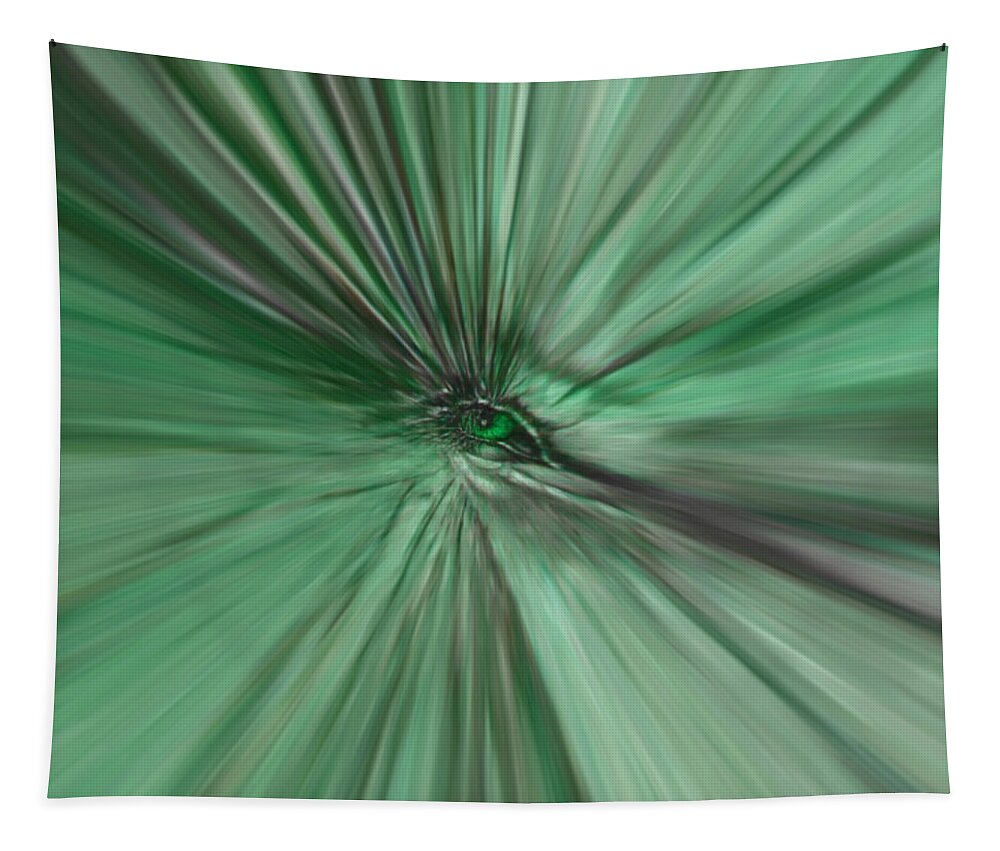 Abstract Tapestry featuring the digital art Look Me in the Eye - Abstract Modern Art by Ronald Mills