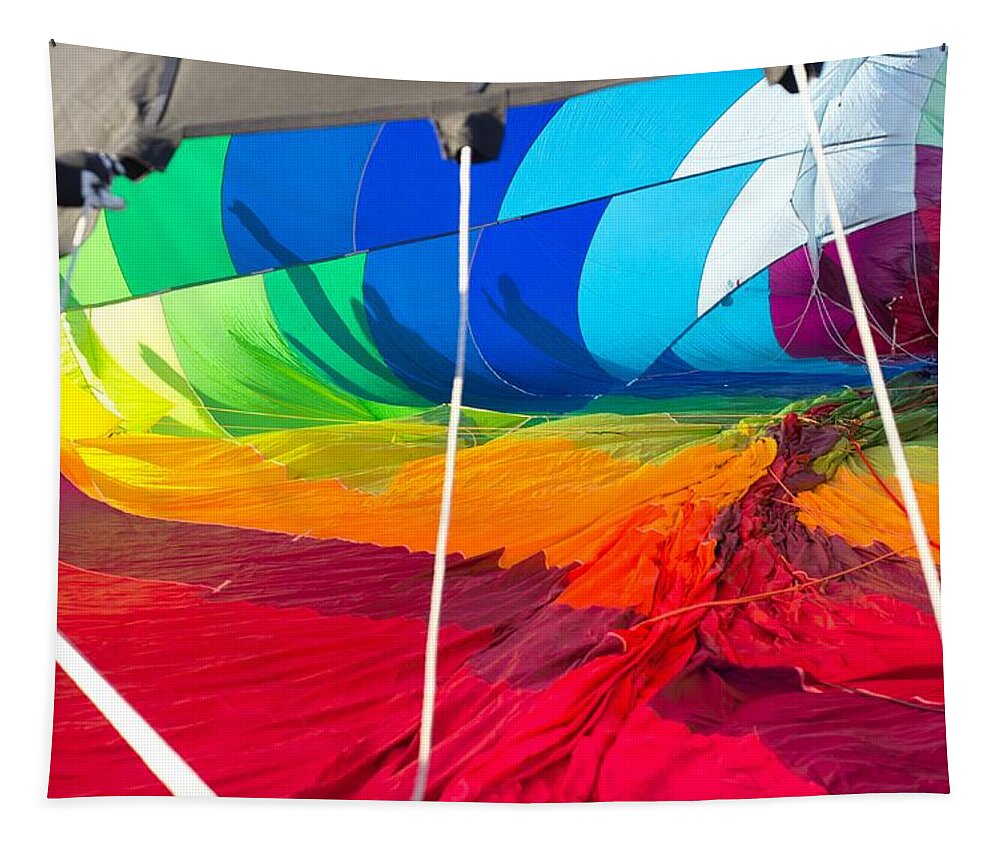 Albuquerque International Ballon Fiesta Tapestry featuring the photograph Looking In 2 by Segura Shaw Photography