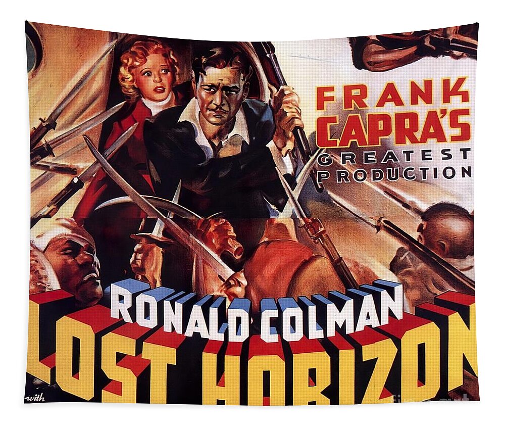 Lost Horizon'', 1937, starring Ronald Colman Tapestry by Stars on Art -  Pixels Merch