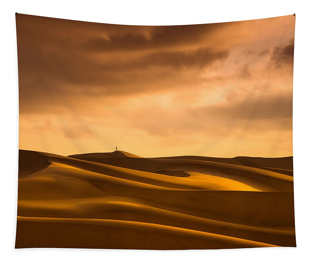 Sand Dunes Tapestry featuring the photograph Lost in Beauty by Peter Boehringer