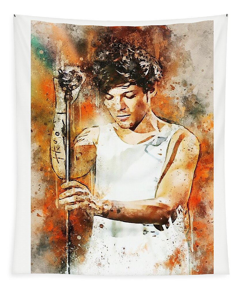 Louis Tomlinson Throw Blankets for Sale