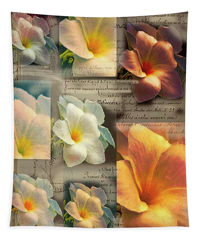 Flowers Tapestry featuring the photograph Love Letter by Rochelle Berman