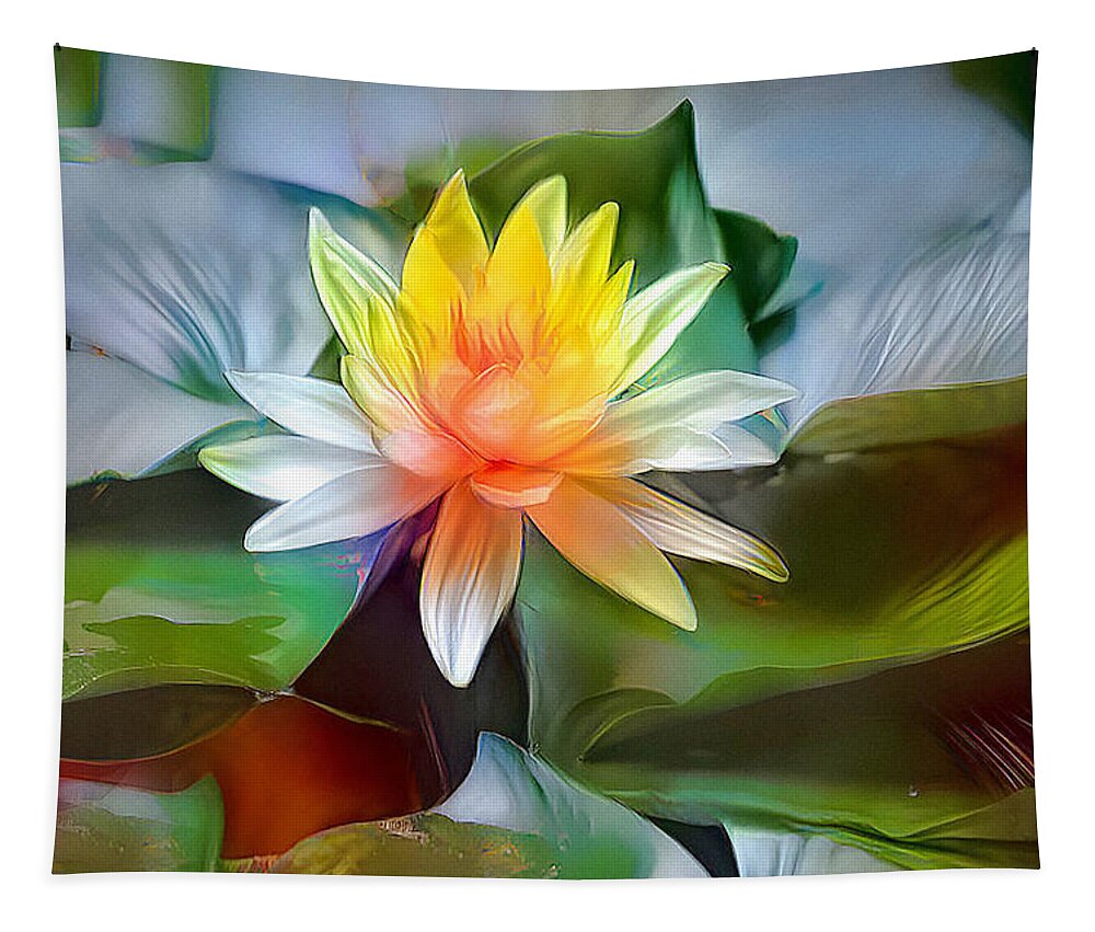 Lily Tapestry featuring the photograph Lovely Lily Art by Debra Kewley