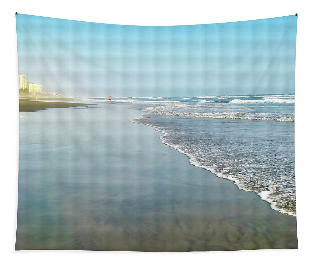 Low Tide Tapestry featuring the photograph Low Tide in Acapulco by Tatiana Travelways