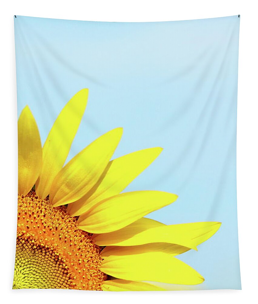 Sunflower Tapestry featuring the photograph Make My Day by Lens Art Photography By Larry Trager