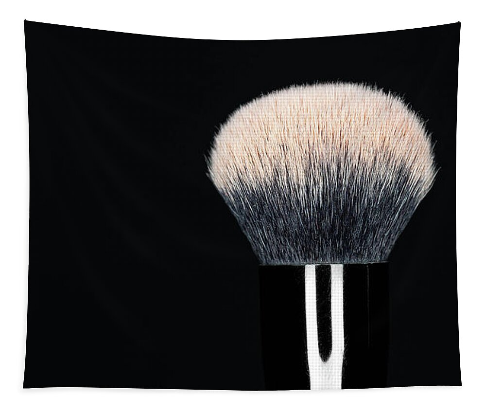 Brush Tapestry featuring the photograph Makeup Brush Pink by Amelia Pearn
