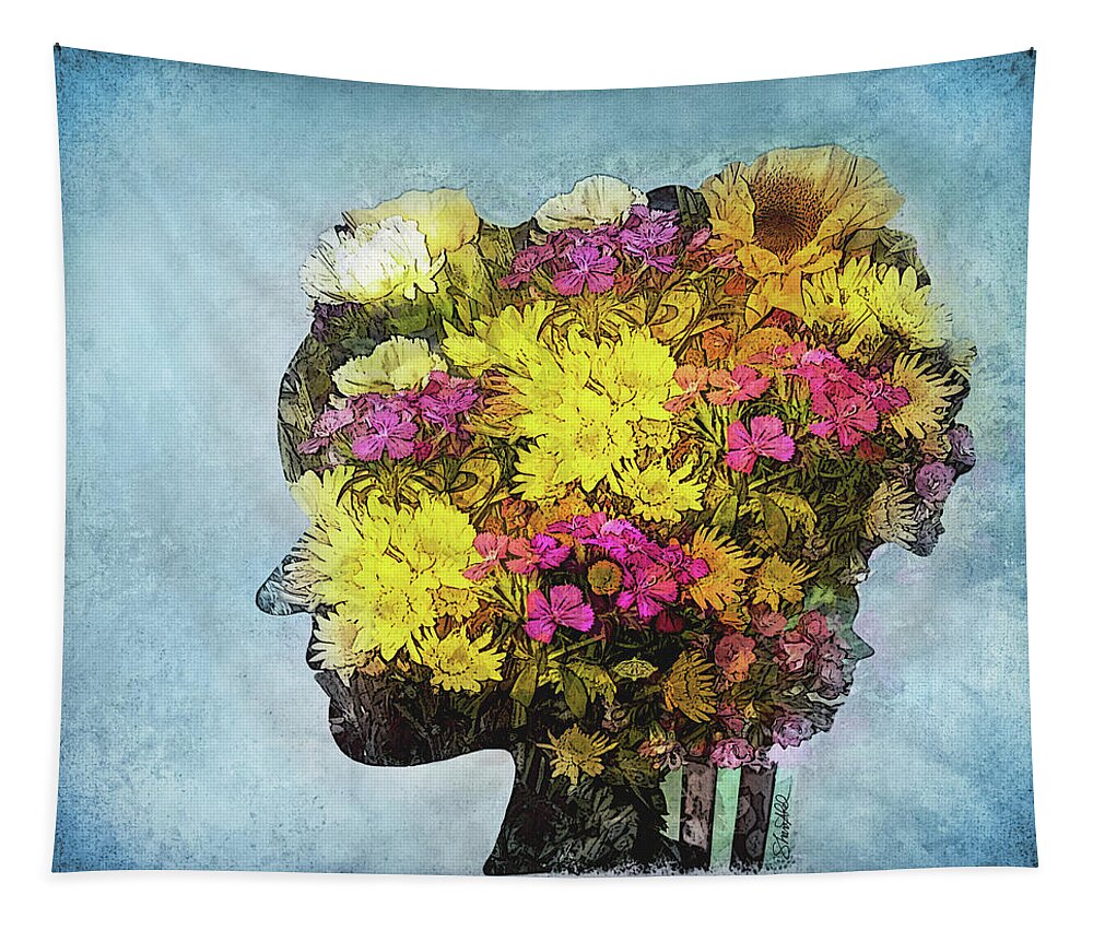 Flowers Tapestry featuring the photograph Me Myself and I by Shara Abel