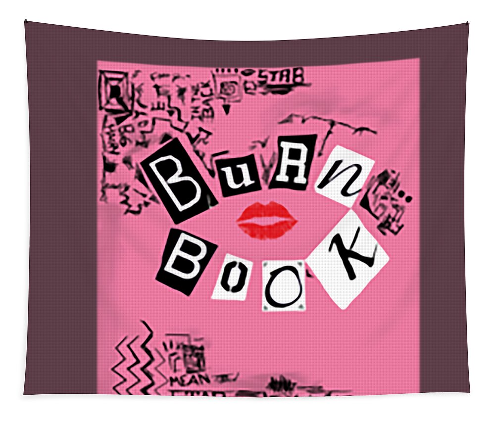 Mean Girls Burn Book with the Plastics Tapestry by Forbes Makkah