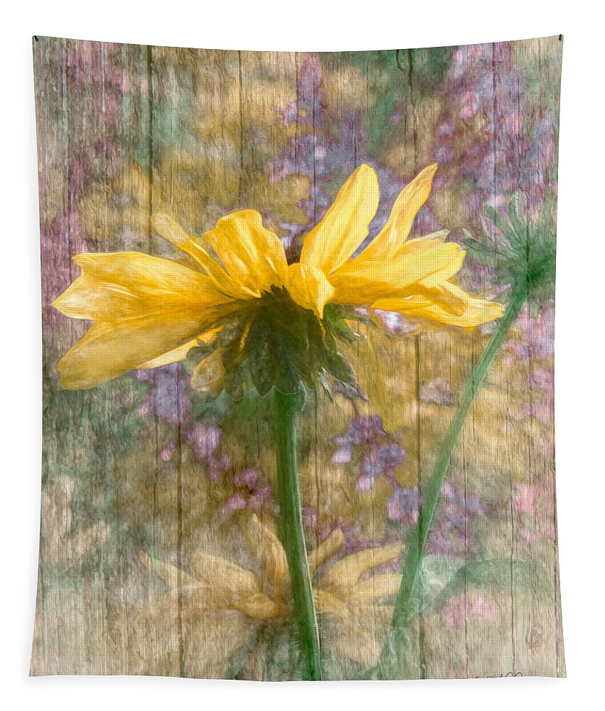  Tapestry featuring the photograph Mellow Yellow Dream by Shara Abel