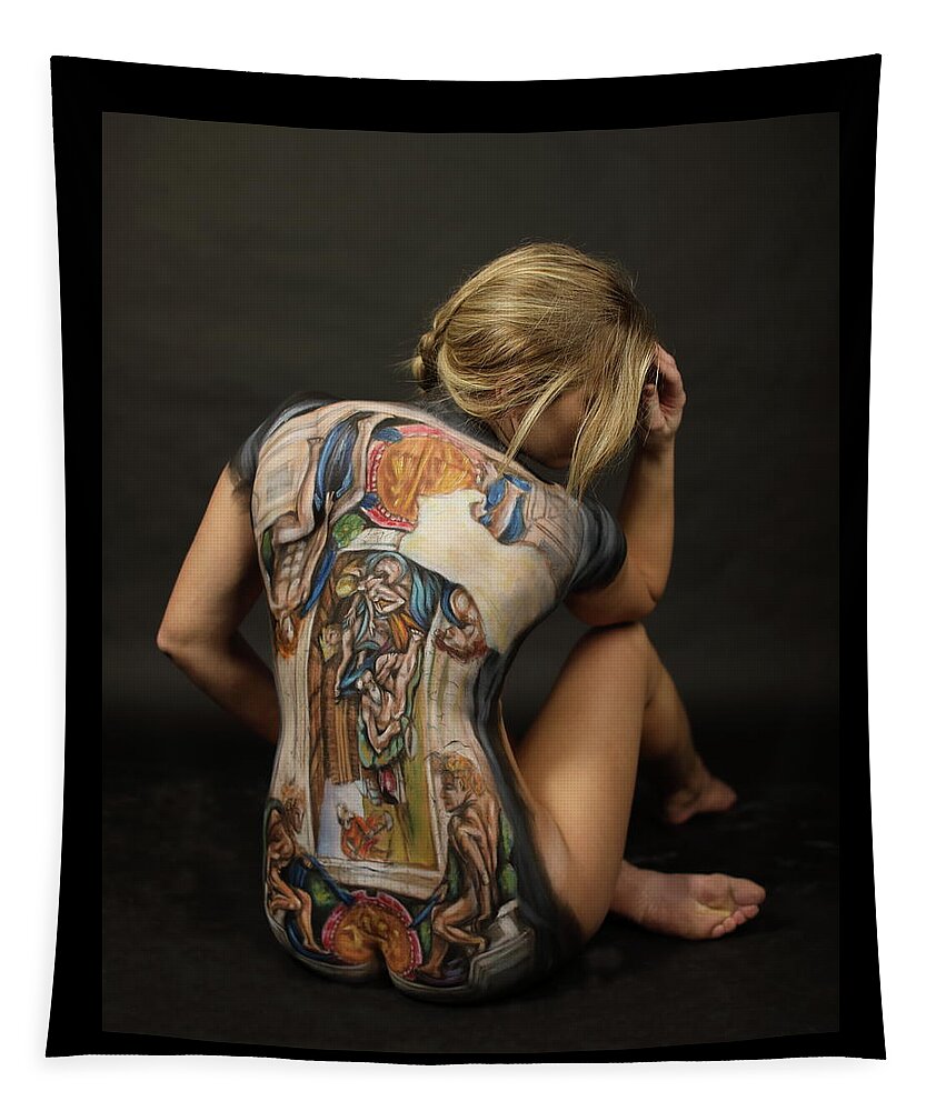Arrt Tapestry featuring the photograph Michelangelo_II by ARRT with Cully Firmin
