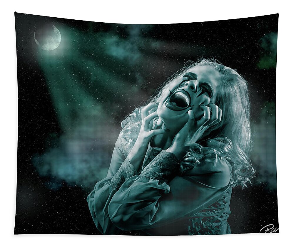 Model Tapestry featuring the photograph Midnight Scream by Rikk Flohr