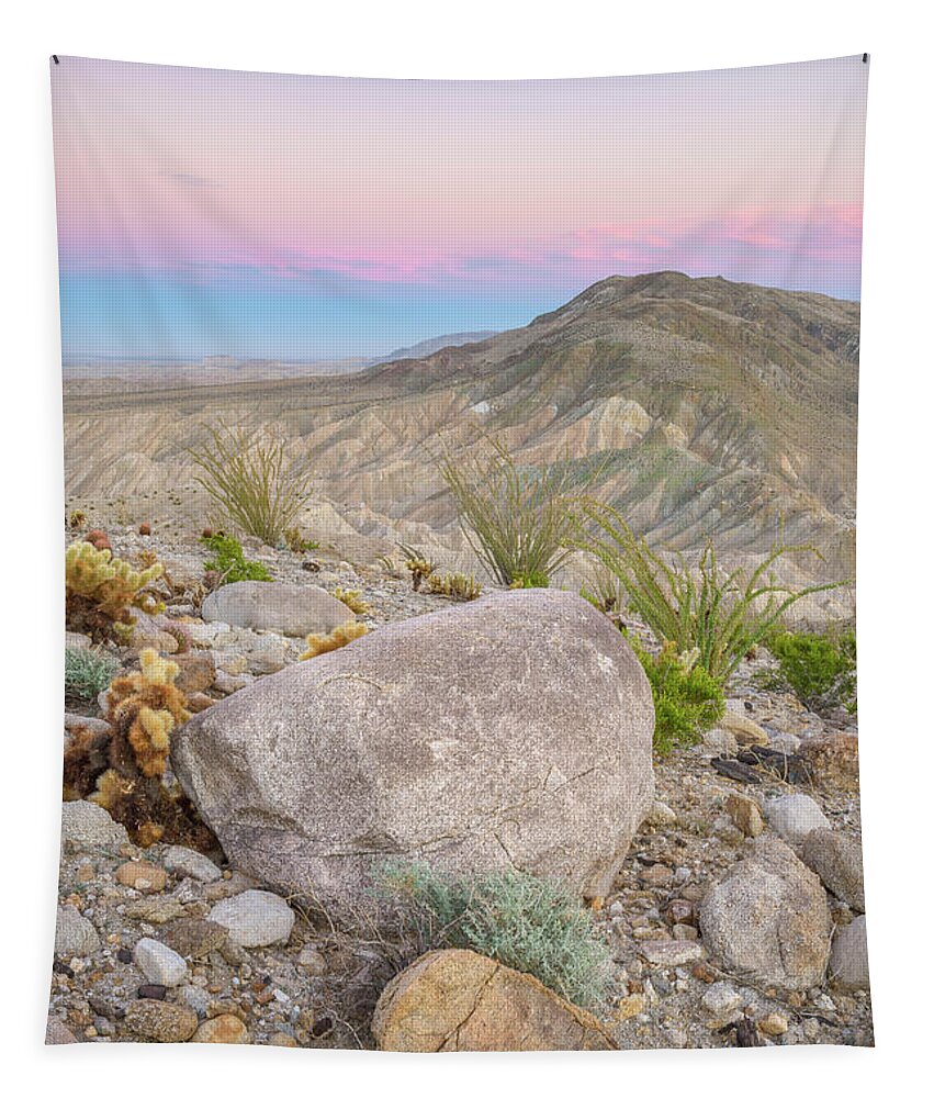 Desert Tapestry featuring the photograph Mine Peak, Twilight by Alexander Kunz