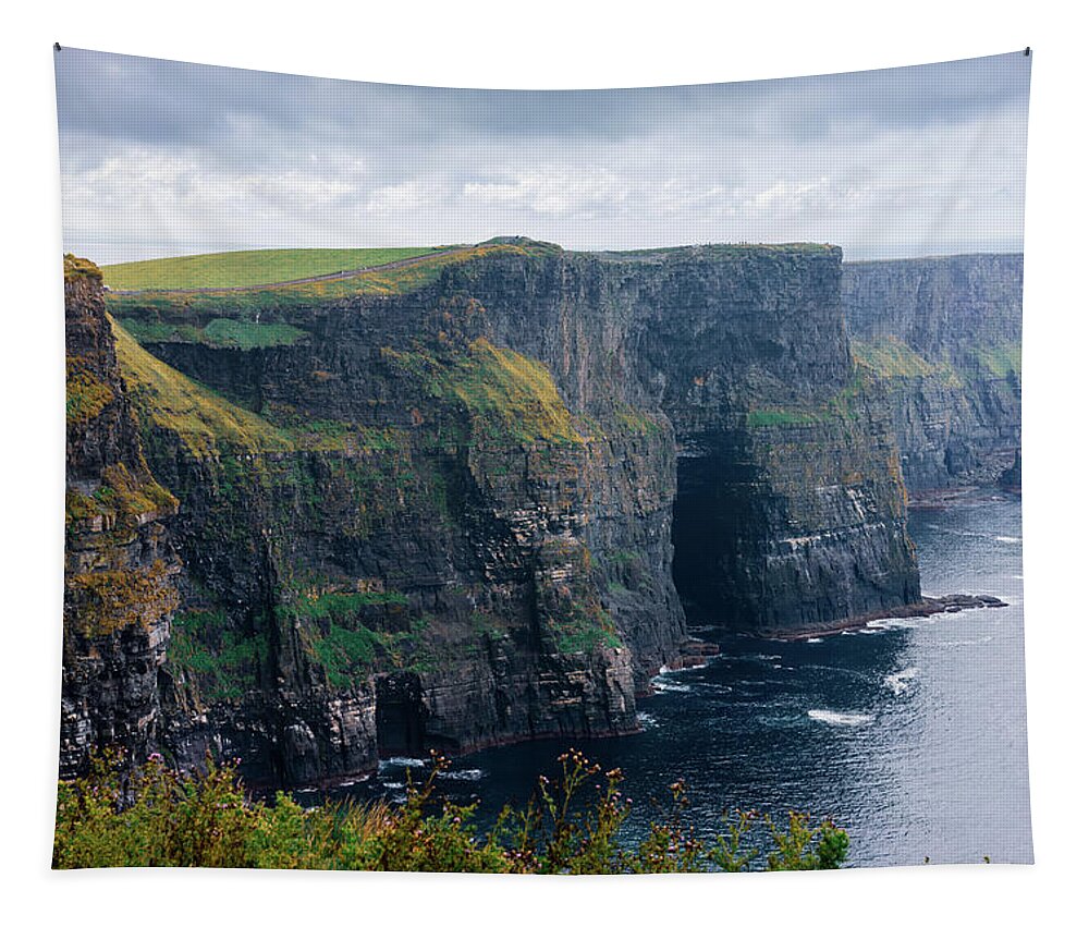 Eire Tapestry featuring the photograph Moher by Francesco Riccardo Iacomino