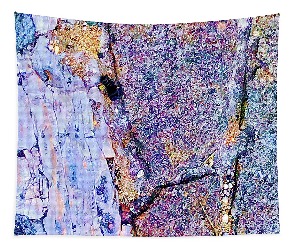 Abstract Tapestry featuring the photograph Monet 2020 nr.4 by Pierre Dijk