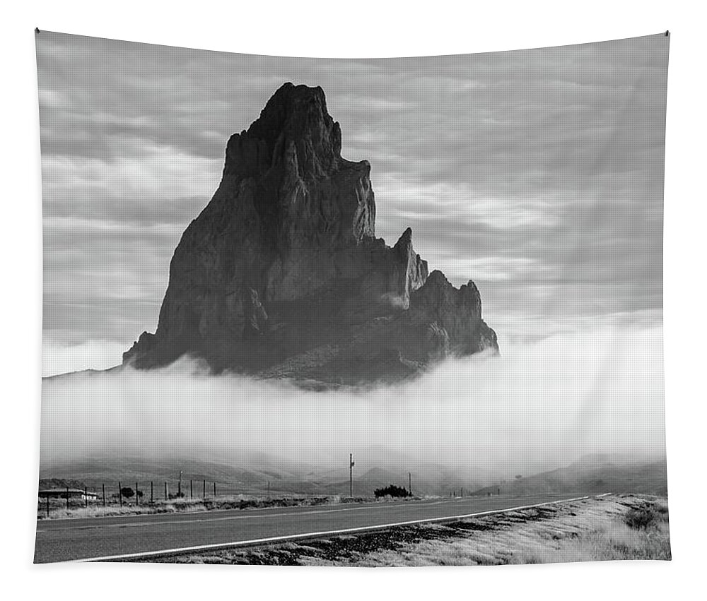 Clouds Tapestry featuring the photograph Moody Day in the Southwest by Liza Eckardt