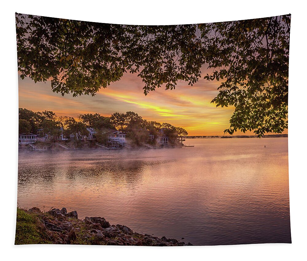 Grand Lake Tapestry featuring the photograph Morning Meditation by David Wagenblatt