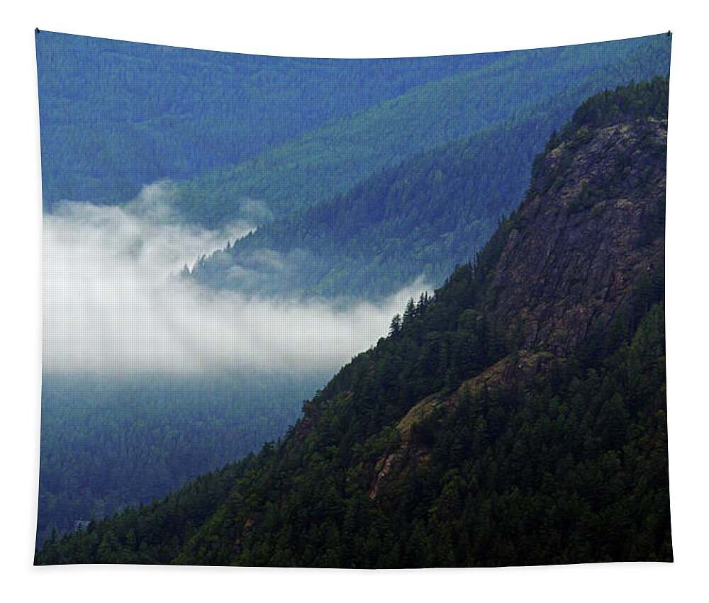Mountains Tapestry featuring the photograph Mountain Clouds I by Cameron Wood