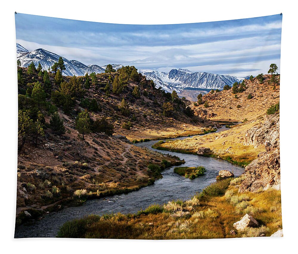 Mountains Tapestry featuring the photograph Mountain Paradise by Ryan Huebel
