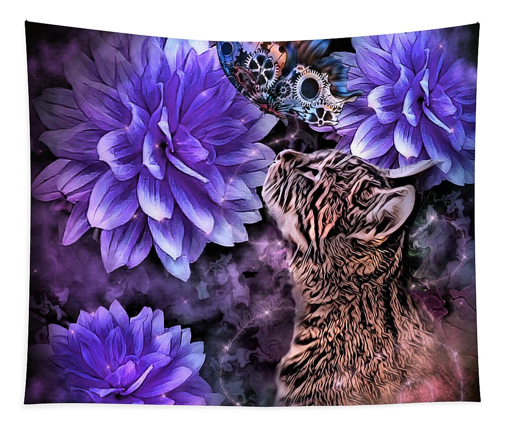 Art Tapestry featuring the digital art My Shyann 2002-2019 by Artful Oasis