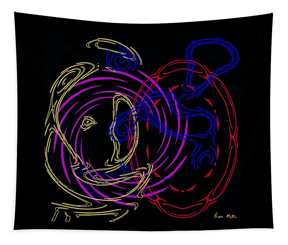 Digital Tapestry featuring the digital art My Signature Art by Ronald Mills