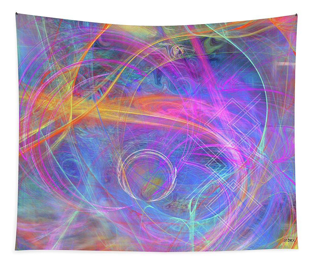 Mystic Beginning Tapestry featuring the digital art Mystic Beginning by Studio B Prints