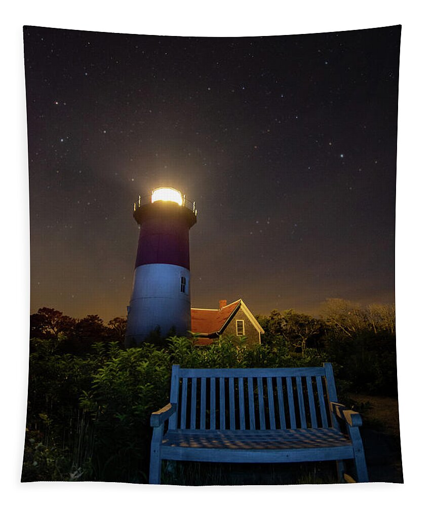 Nauset Lighthouse Tapestry featuring the photograph Nauset Lighthouse by Crystal Wightman