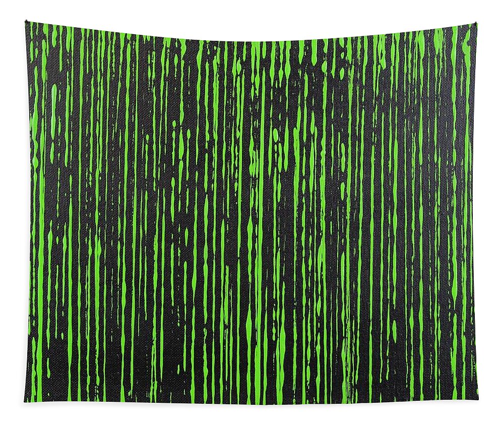  Tapestry featuring the painting Neo's Lament by Embrace The Matrix