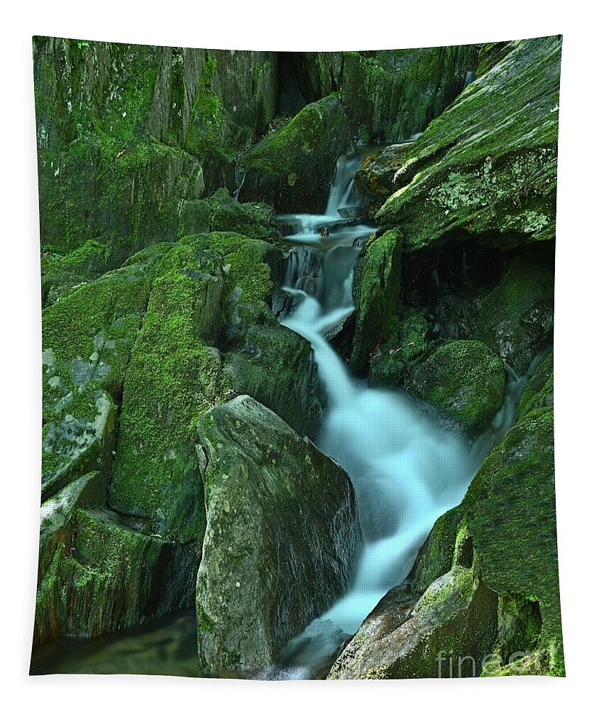 Waterfalls Tapestry featuring the photograph New Hampshire Waterfalls by Steve Brown