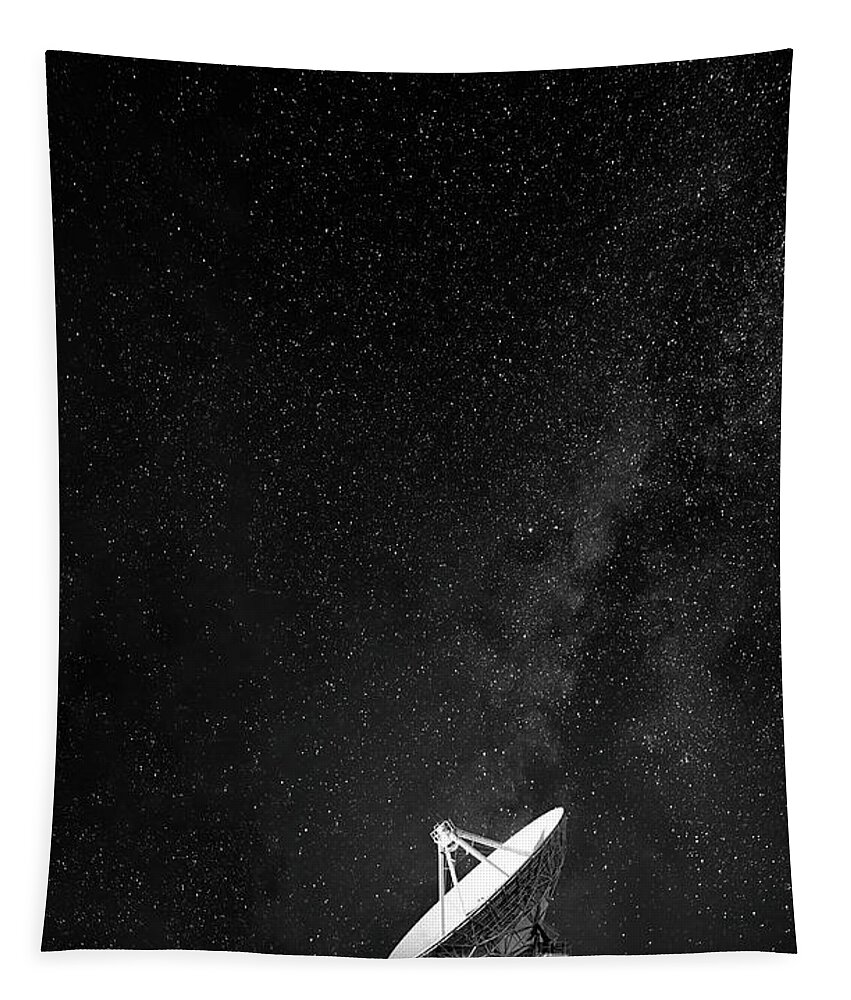 Vla Tapestry featuring the photograph Night at the Array by Art Cole
