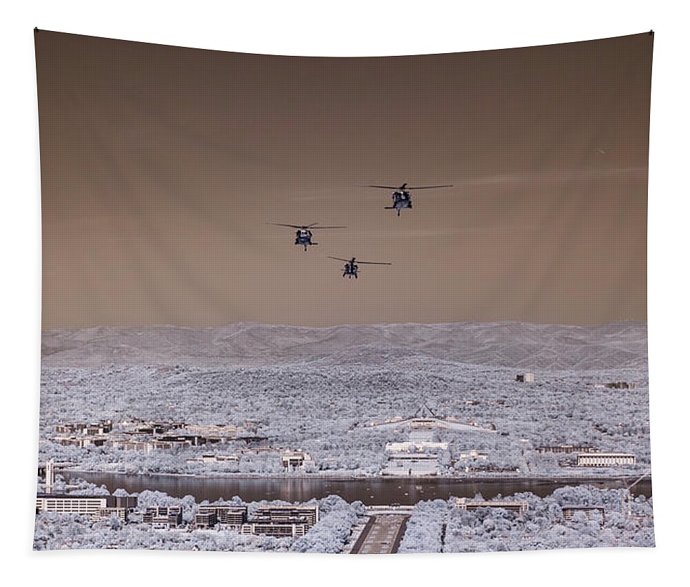 Australian Air Force Tapestry featuring the photograph Noizy by Ari Rex