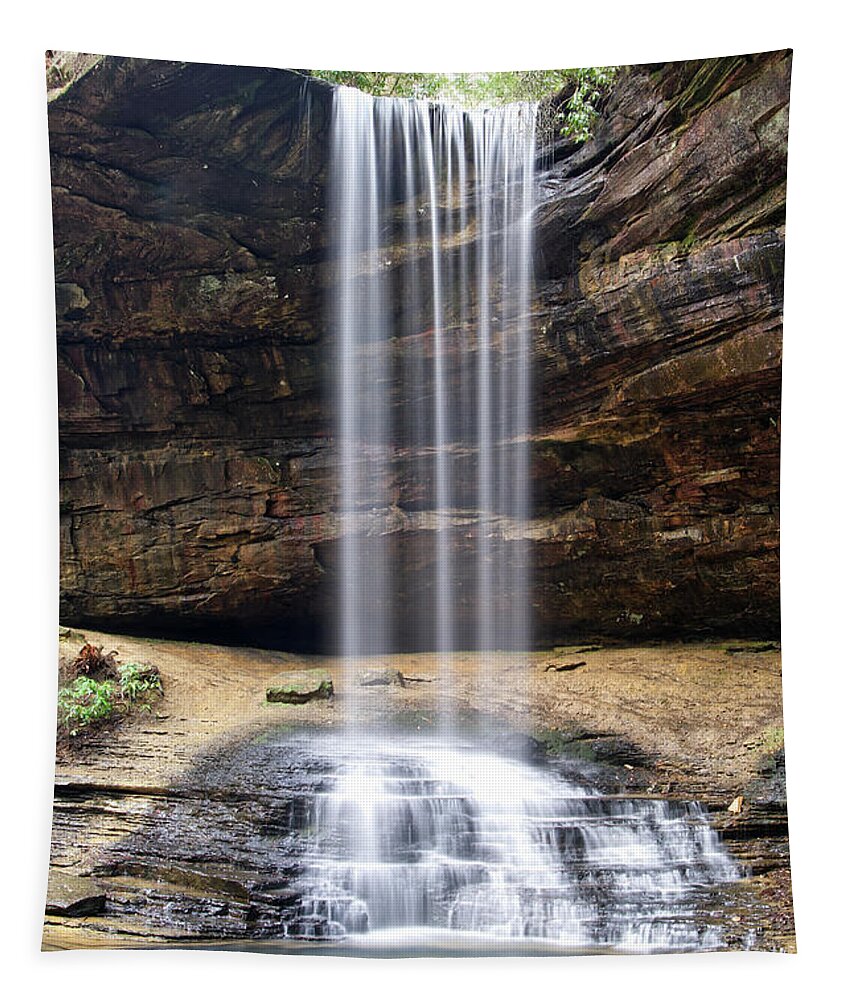 Northrup Falls Tapestry featuring the photograph Northrup Falls 20 by Phil Perkins