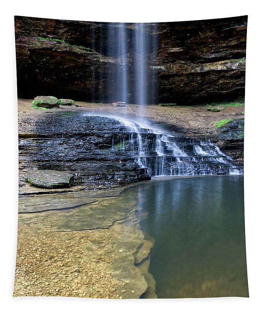 Northrup Falls Tapestry featuring the photograph Northrup Falls 24 by Phil Perkins