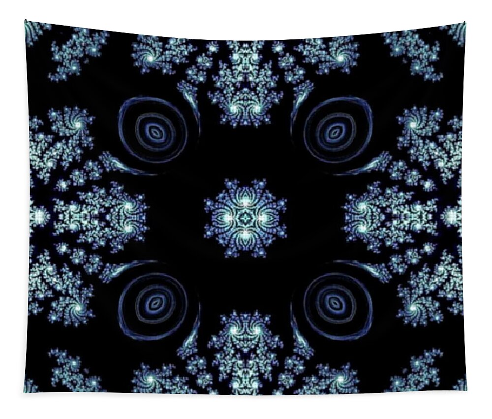 November Tapestry featuring the digital art November Night by Designs By L