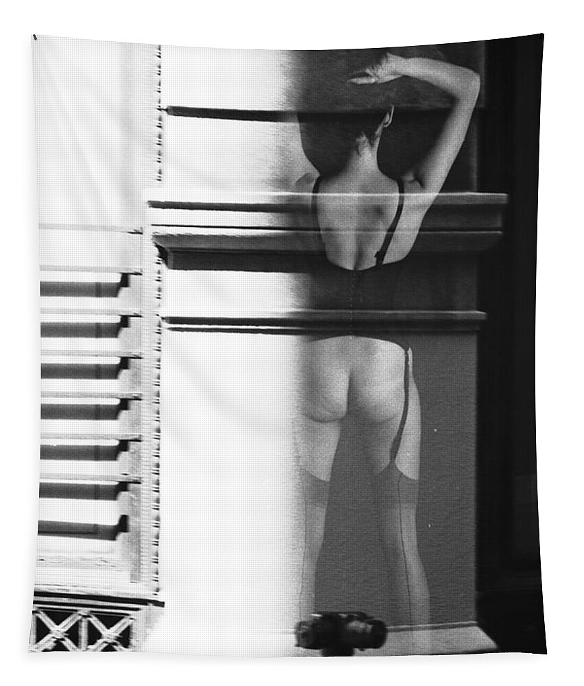 Glamour Tapestry featuring the photograph Nude in the Shade by Steven Huszar