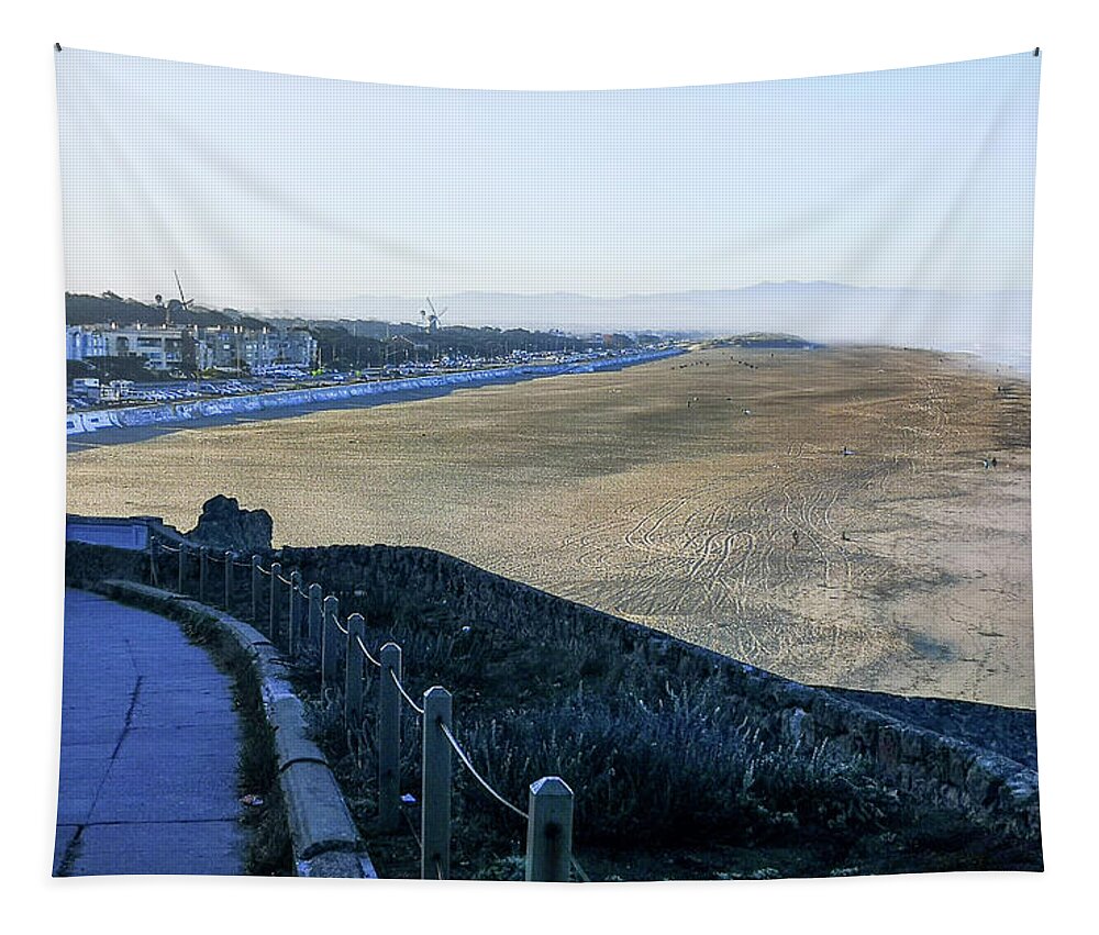 Beach Tapestry featuring the photograph Ocean Beach by James Canning