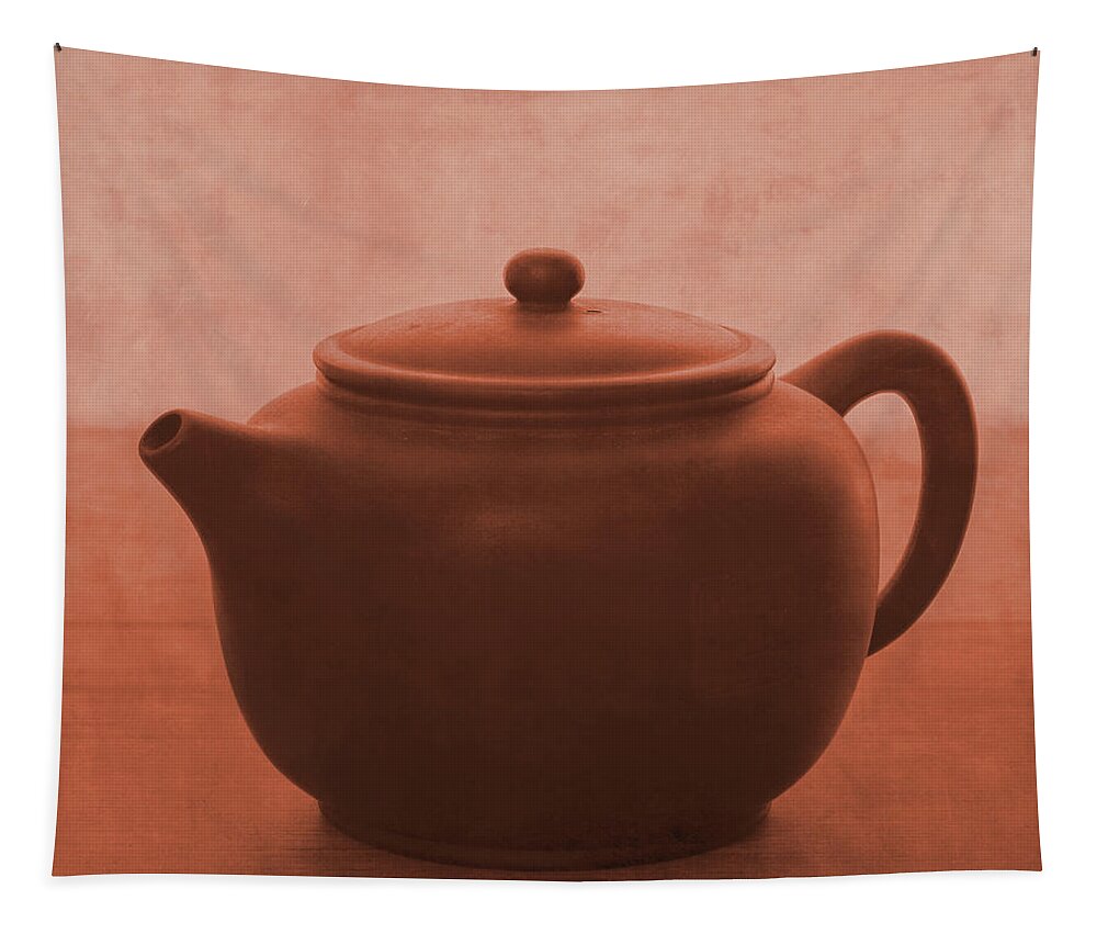 Teapot Tapestry featuring the digital art Ochres by Richard Downs