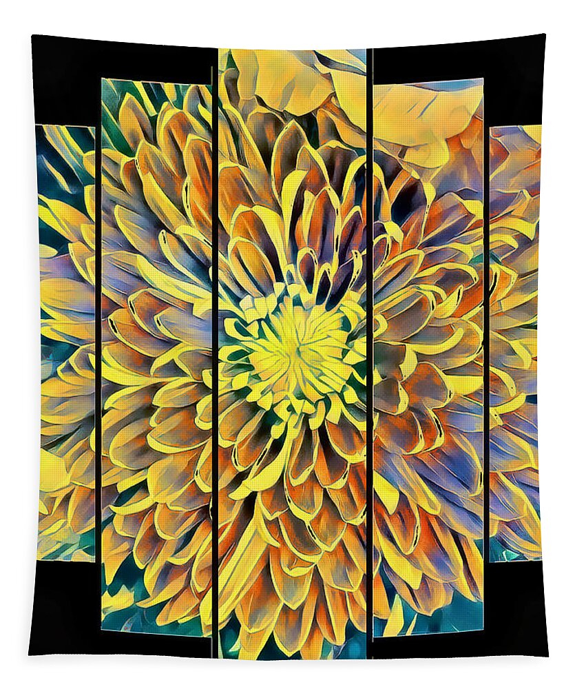 Flora Tapestry featuring the photograph Oh, Dahlia by Rene Crystal
