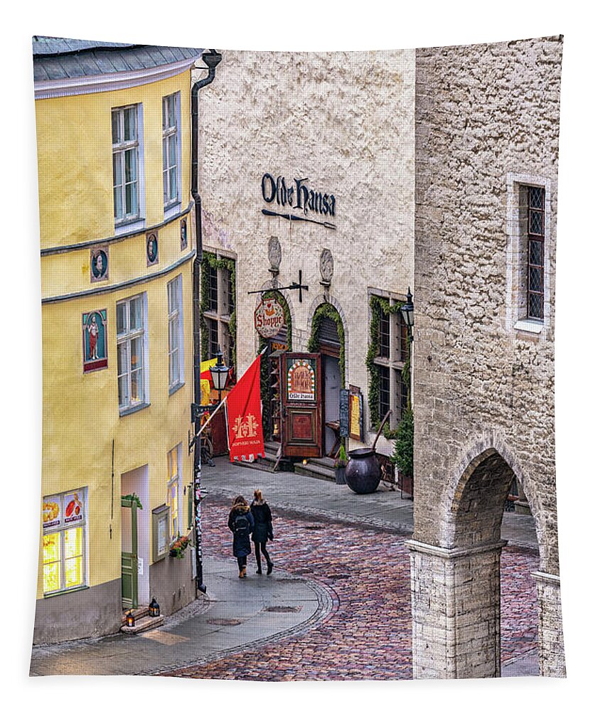 Tallinn Tapestry featuring the photograph Old Hansa by Darren White