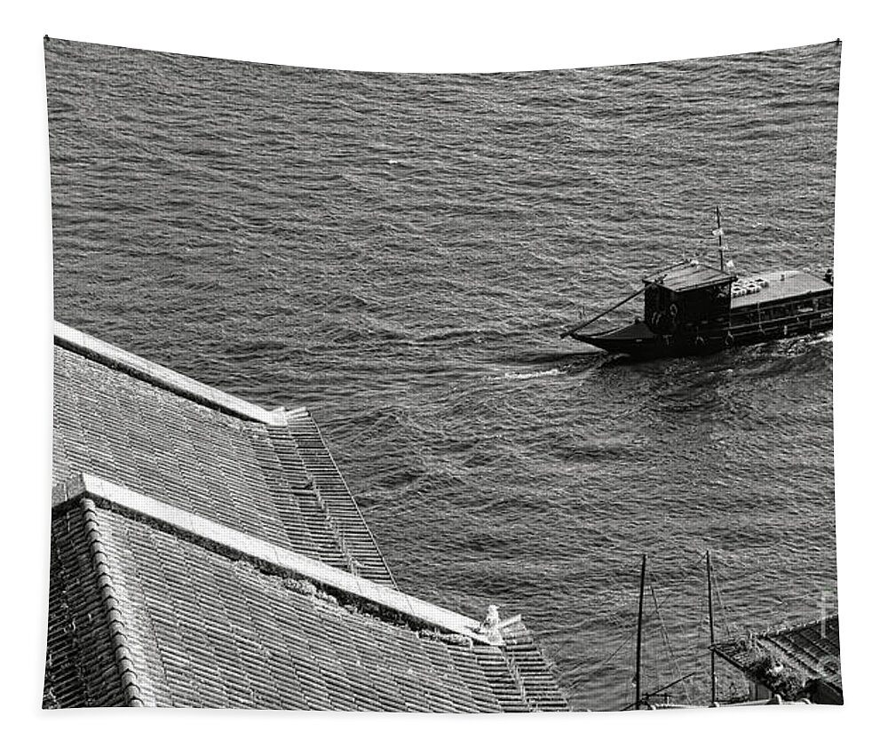 Douro Tapestry featuring the photograph On the Rio Douro by Olivier Le Queinec