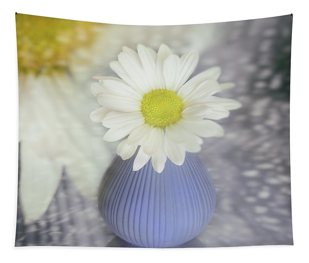 Daisy May Tapestry featuring the photograph One Daisy May by Sylvia Goldkranz
