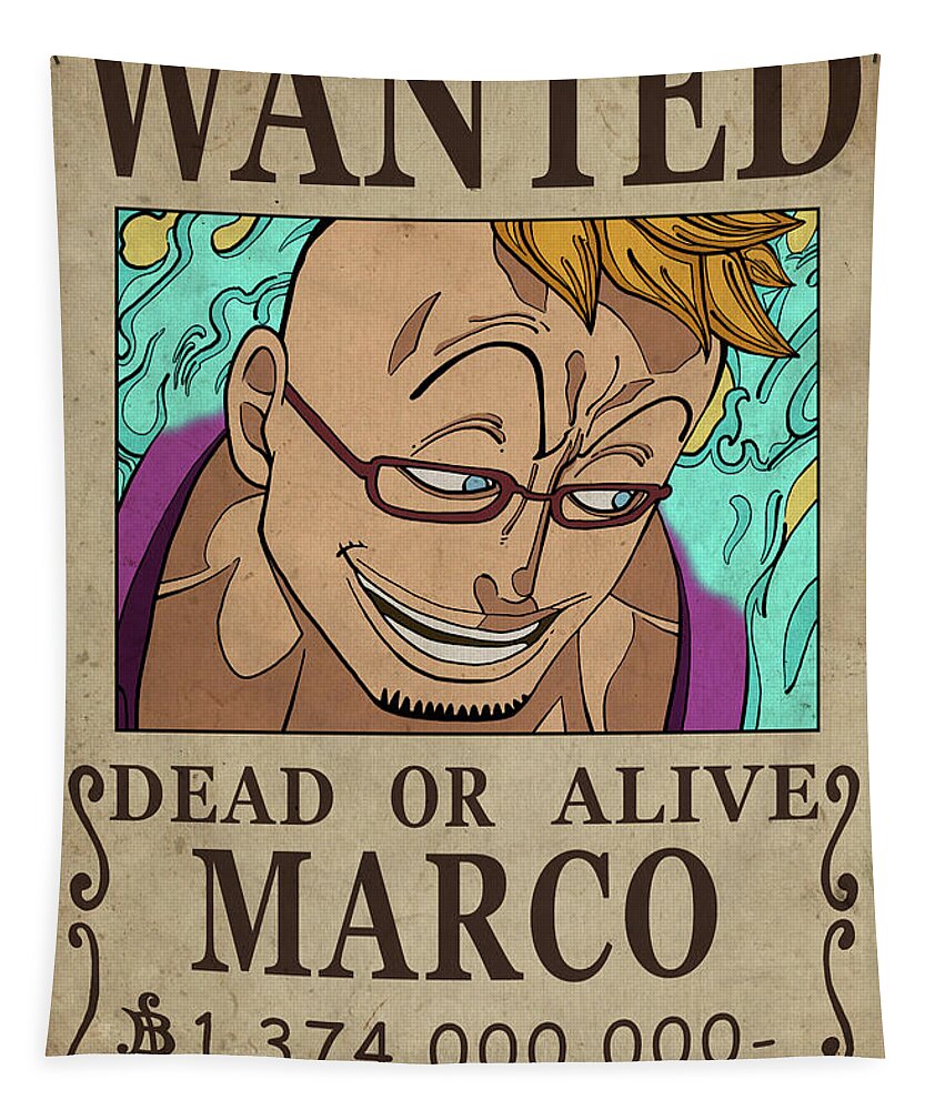 One Piece Wanted Poster - MARCO Jigsaw Puzzle by Niklas Andersen - Fine Art  America