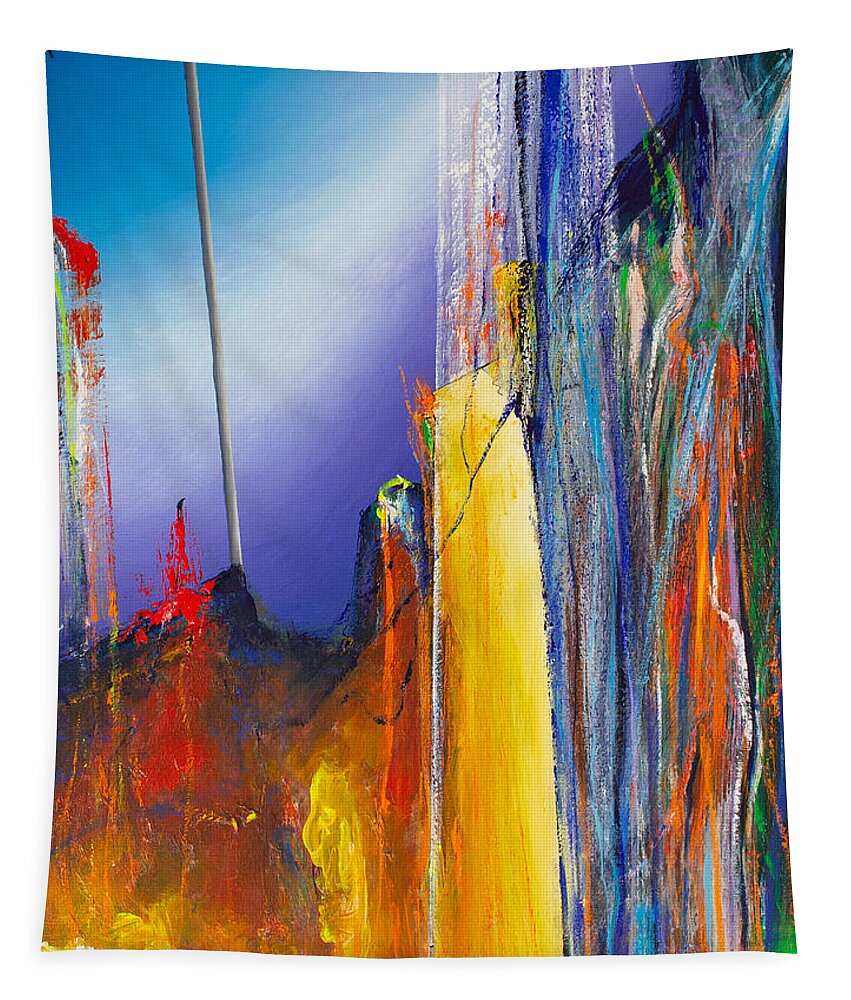 Derek Kaplan Tapestry featuring the painting Opt.2.21 'See you In My Dreams' by Derek Kaplan