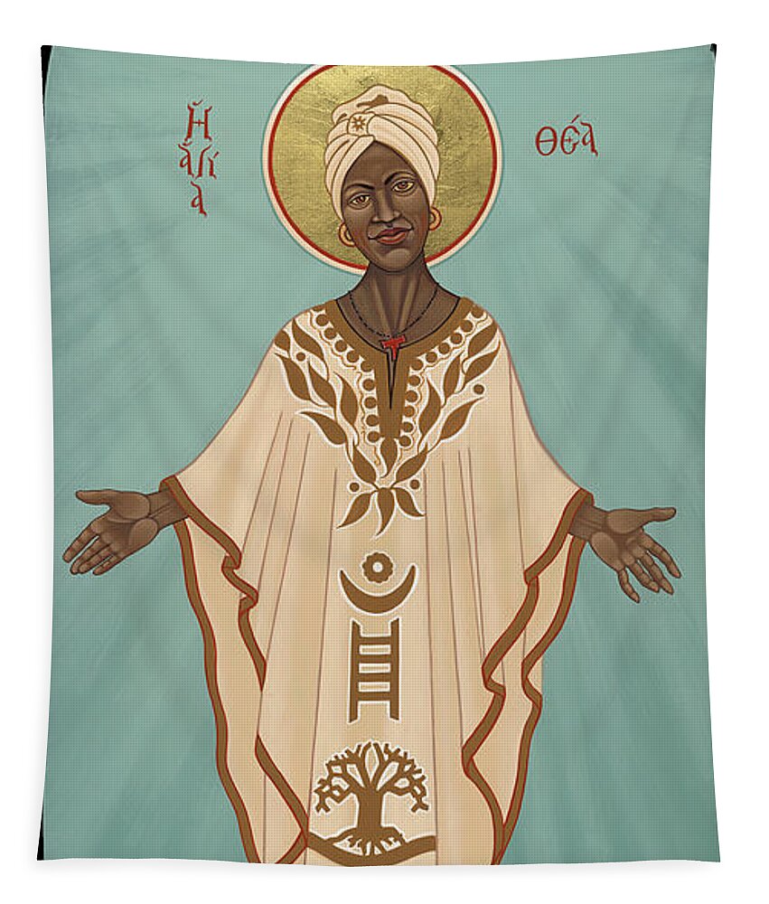 Our Sister Thea Bowman Tapestry featuring the painting Our Sister Thea Bowman 329 by William Hart McNichols