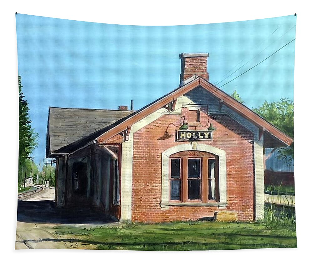 Depot Tapestry featuring the painting Our Time by William Brody