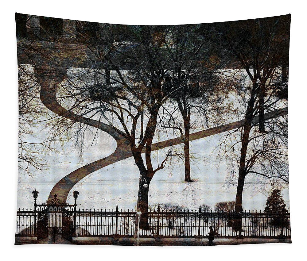 Canada Tapestry featuring the photograph Outside the Garden by Mark Gomez
