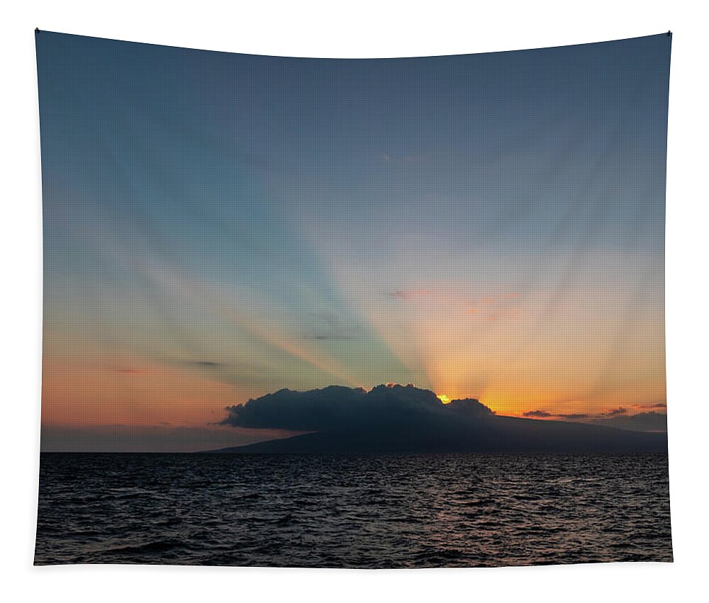 Sunset Tapestry featuring the photograph Pacific Sunset by Craig A Walker