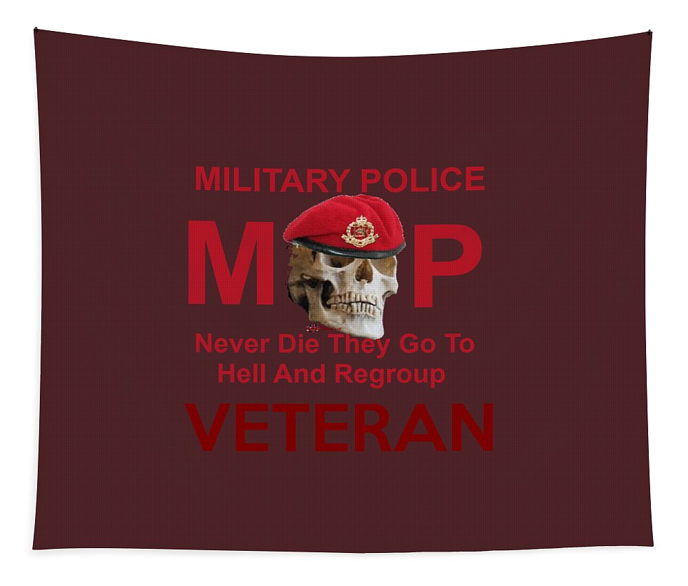Military Police Tapestry featuring the digital art Palliser by John