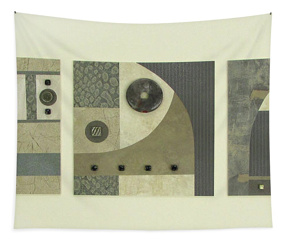 Mixed-media Tapestry featuring the mixed media Passages by MaryJo Clark