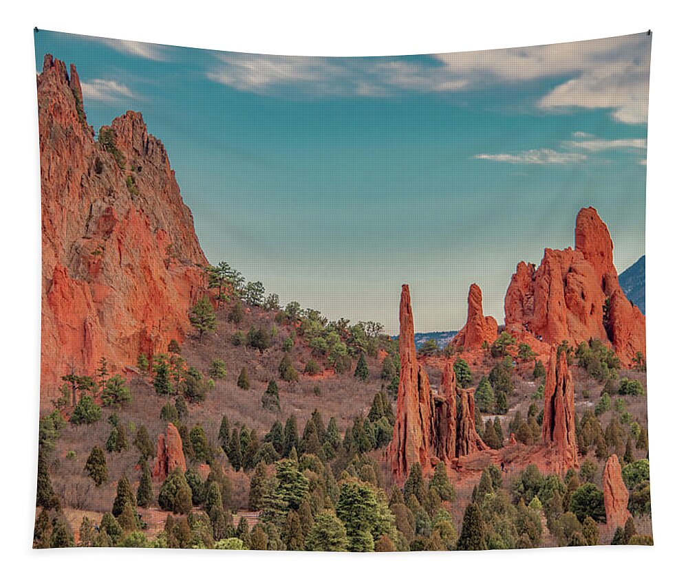 Colorado Tapestry featuring the photograph Perfect End to a Wonderful Day by Marcy Wielfaert