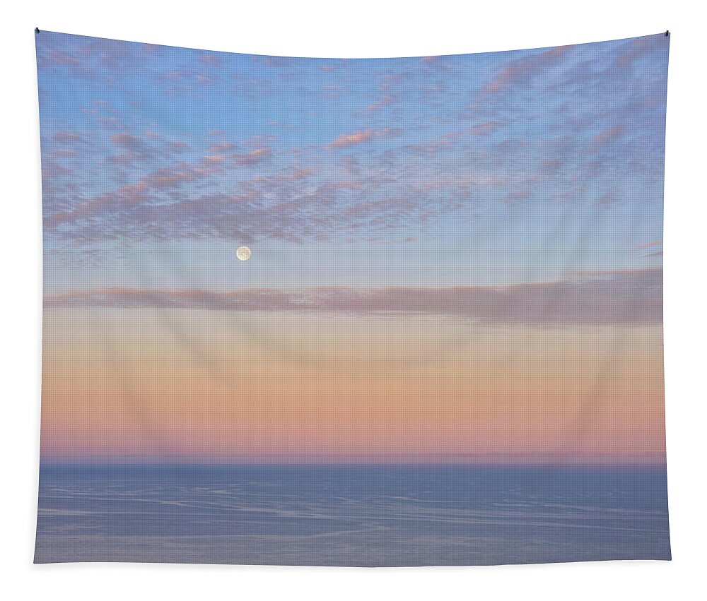 Oregon Tapestry featuring the photograph Perpetua's Moon by Darren White